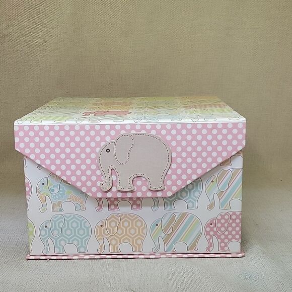 Elephant Themed Home Accent Set 2 Trinket Boxes Decor, Frame, Wood Elephants - Picture 2 of 15